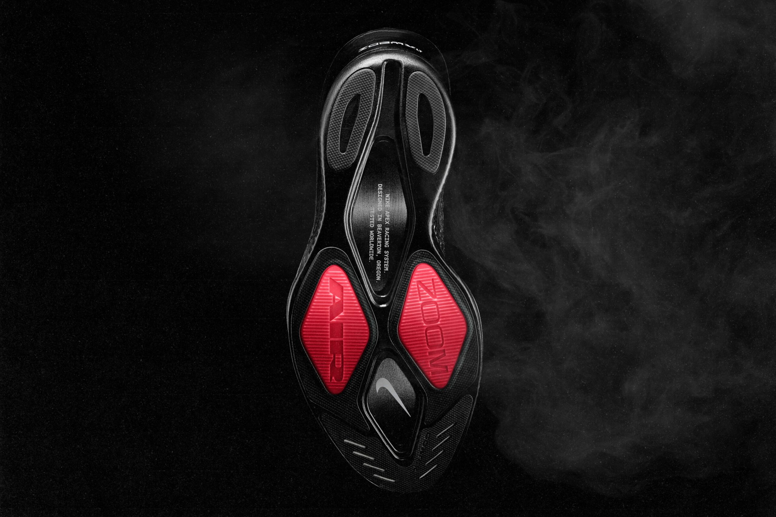 ナイキ エイペックスのアウトソールと前足部Air Zoom