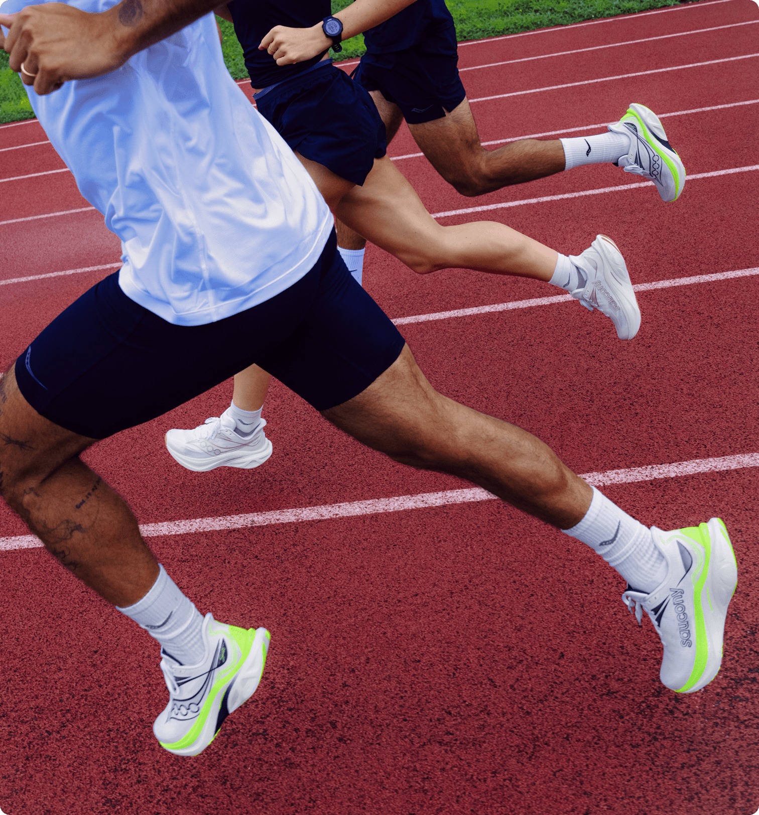 Endorphin Speed 6を使用したトラック練習の公式写真